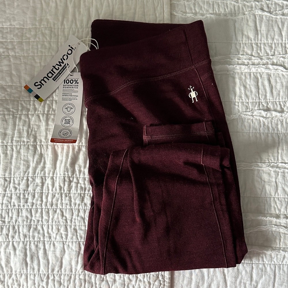 Smartwool Dark Red Leggings